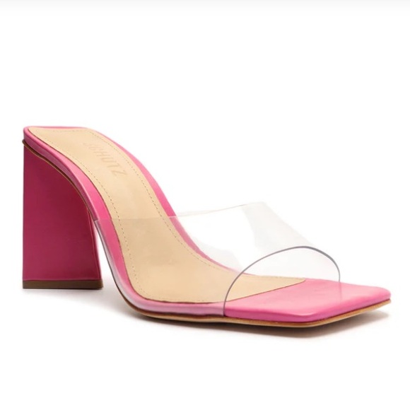 NWOT Schutz Lizah Vinyl Sandal - Picture 1 of 11